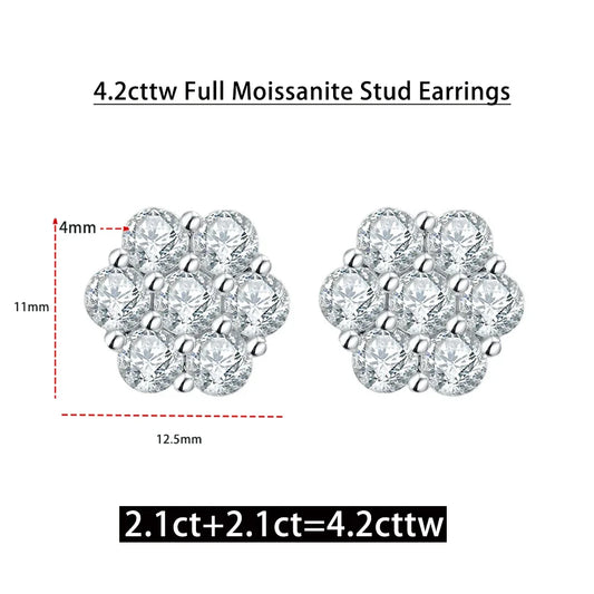 Riley Moissanite Earrings