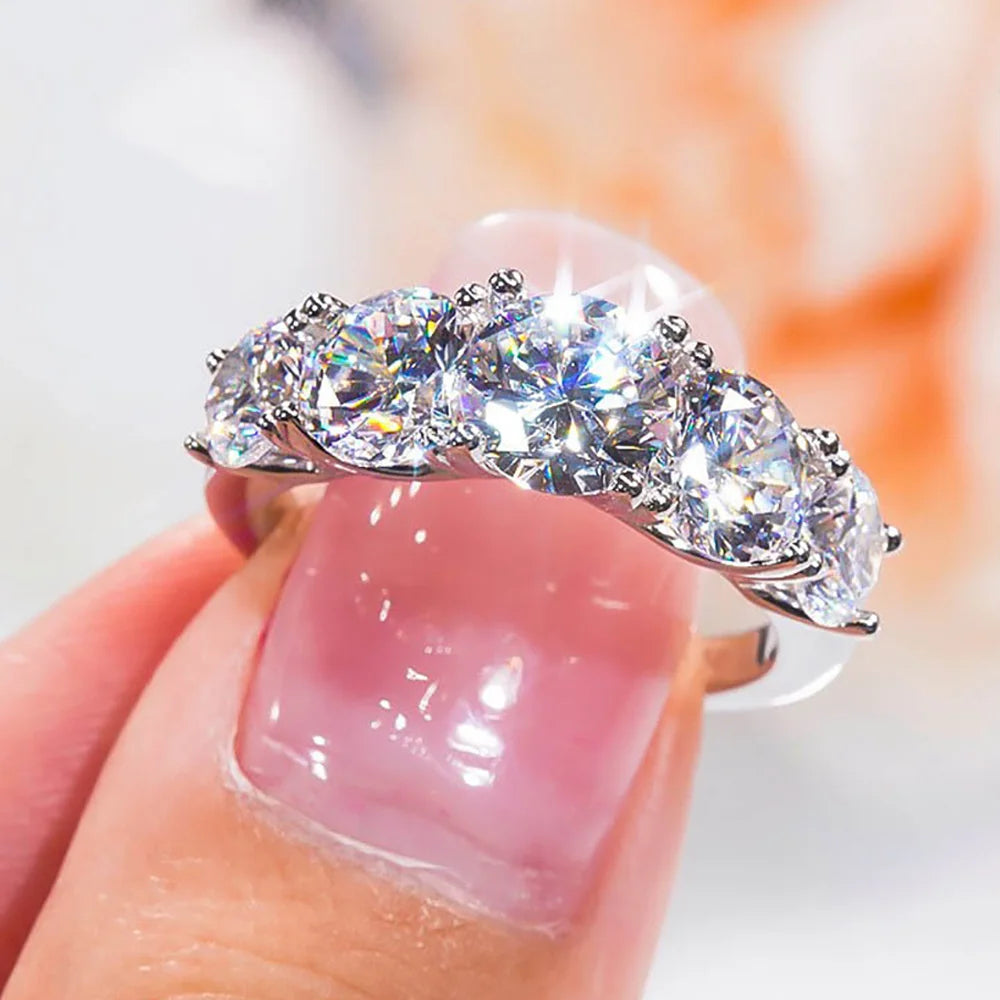 Arabella Moissanite Diamond Ring