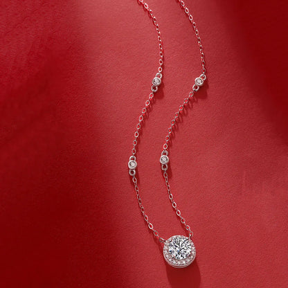 Quinn Moissanite Dot Starlight Necklace