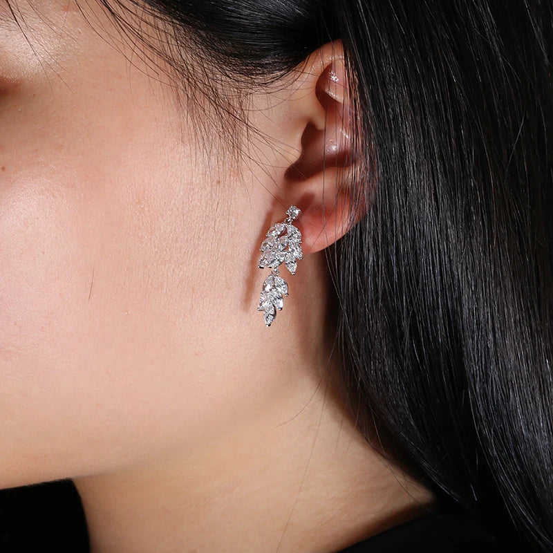 Clara Marquise Cut Lab-Grown Diamond Earrings