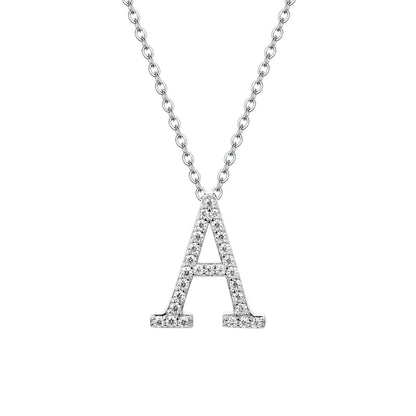 Letters Moissanite Necklace