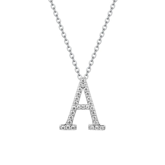 Letters Moissanite Necklace