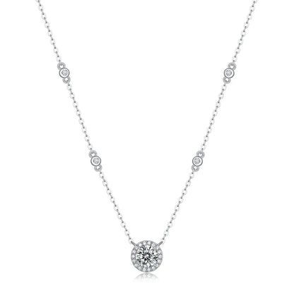 Quinn Moissanite Dot Starlight Necklace