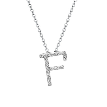 Letters Moissanite Necklace