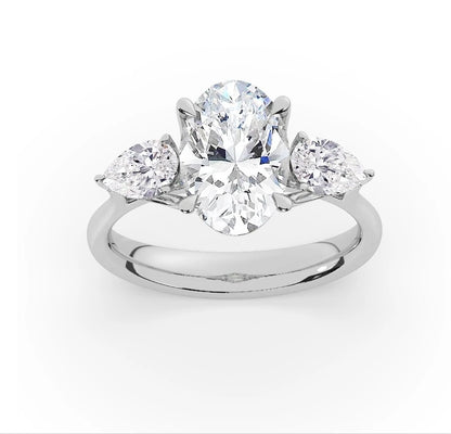 Mirella Solitaire Lab-Grown Diamond Oval Cut Ring