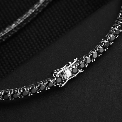 Margot Black Moissanite Tennis Bracelet