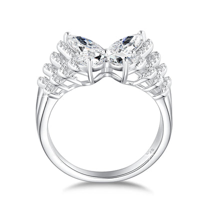 Butterfly Moissanite Ring
