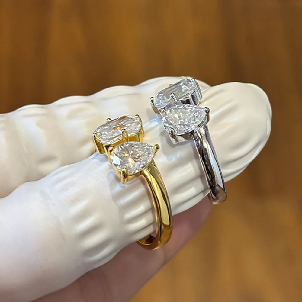 خاتم تشياماكا المويسانيت بقصة الزمرد والكمثري