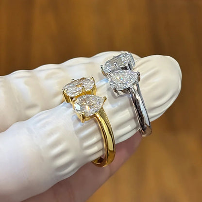 خاتم تشياماكا المويسانيت بقصة الزمرد والكمثري