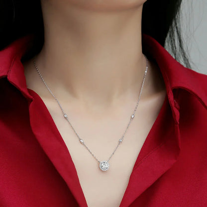 Quinn Moissanite Dot Starlight Necklace