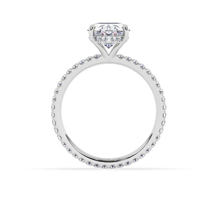 Yara Solitaire Lab-Grown Oval Cut Ring