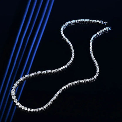 Cleo Moissanite Tennis Necklace