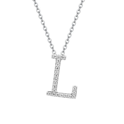 Letters Moissanite Necklace