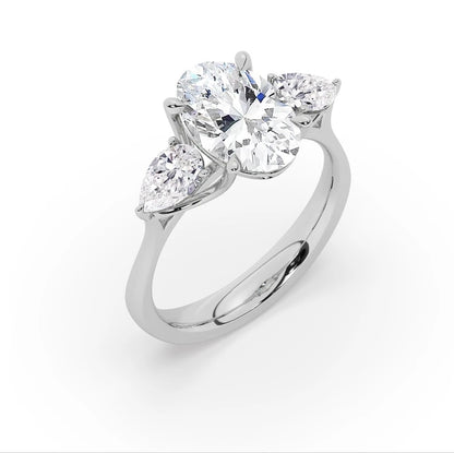 Mirella Solitaire Lab-Grown Diamond Oval Cut Ring