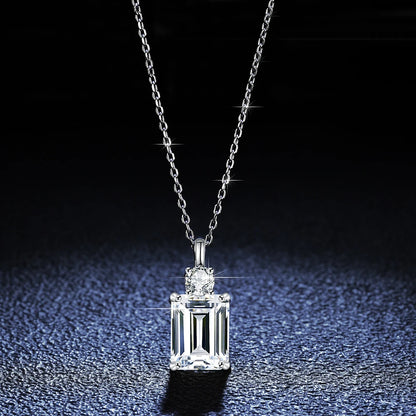 Indigo Moissanite Necklace