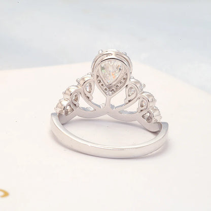 Bianca Crown Shape Lab-Grown Diamond Ring