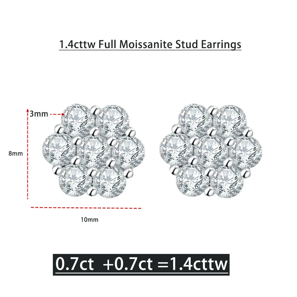 Riley Moissanite Earrings