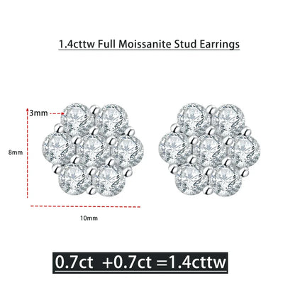 Riley Moissanite Earrings