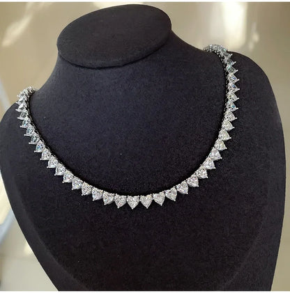 Ariel High Carbon Diamond Necklace