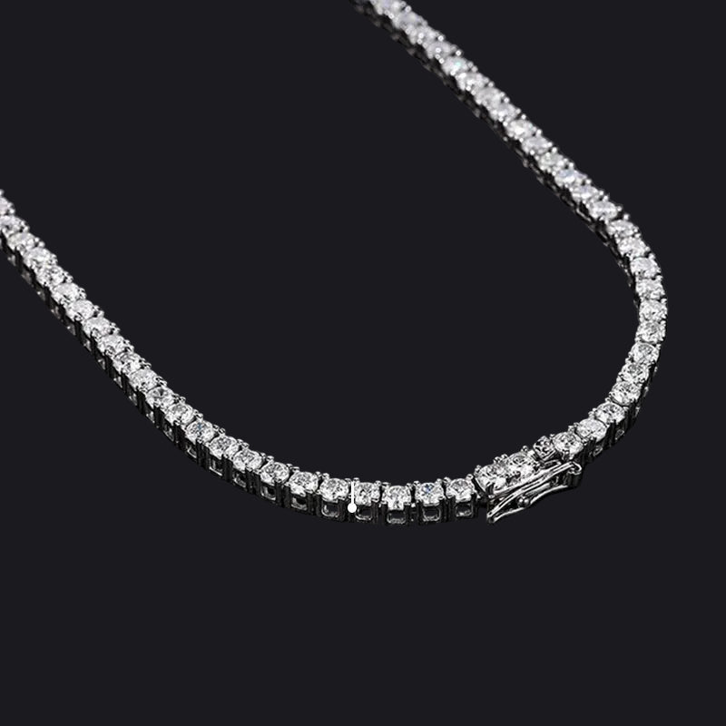 Bisola Moissanite Tennis Necklace