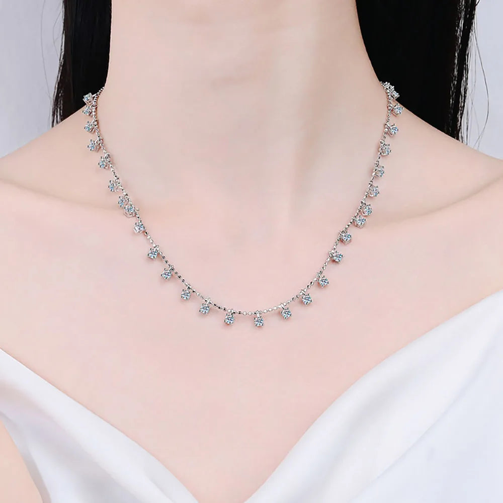 Skye Moissanite Brilliant Necklace