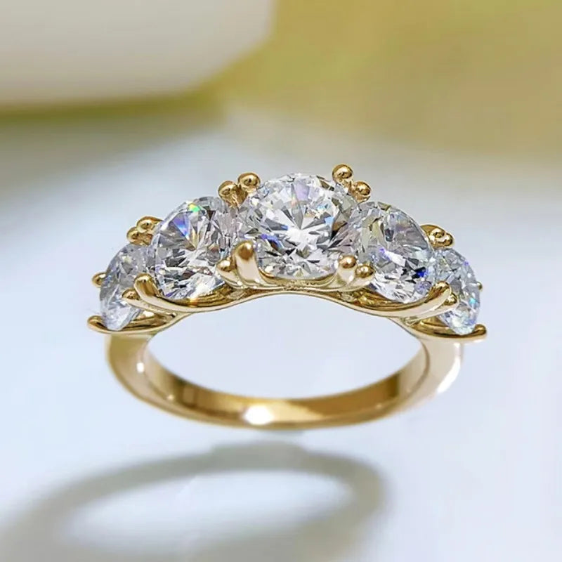 Arabella Moissanite Diamond Ring