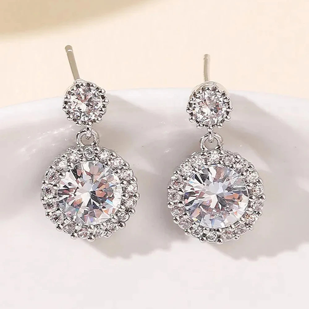 Tulin Moissanite Drop Earrings