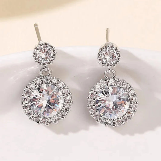 Tulin Moissanite Drop Earrings