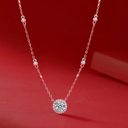 Quinn Moissanite Dot Starlight Necklace