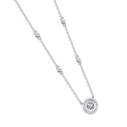 Quinn Moissanite Dot Starlight Necklace