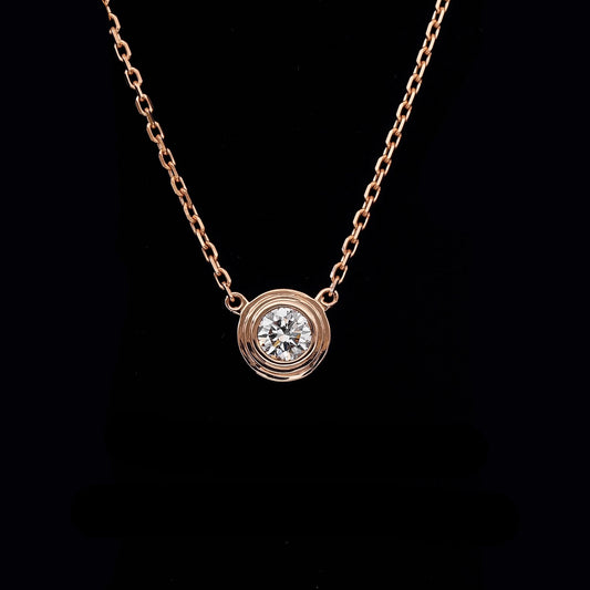 Dana Lab-Grown Diamond Bezel Setting Necklace