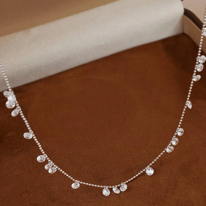 طقم سوار وقلادة باهاتي من الألماس عالي الكربون 