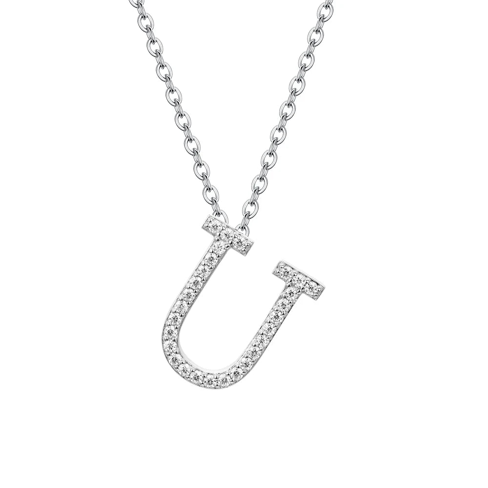 Letters Moissanite Necklace