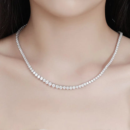 Cleo Moissanite Tennis Necklace