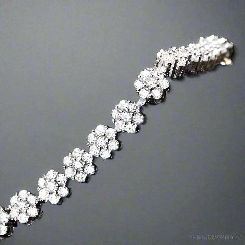 Dahlia Moissanite Tennis Bracelet