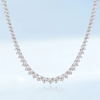 Cleo Moissanite Tennis Necklace