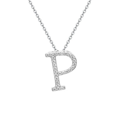 Letters Moissanite Necklace