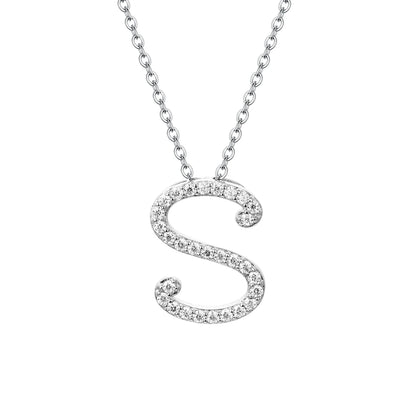 Letters Moissanite Necklace