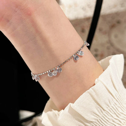 طقم سوار وقلادة باهاتي من الألماس عالي الكربون 