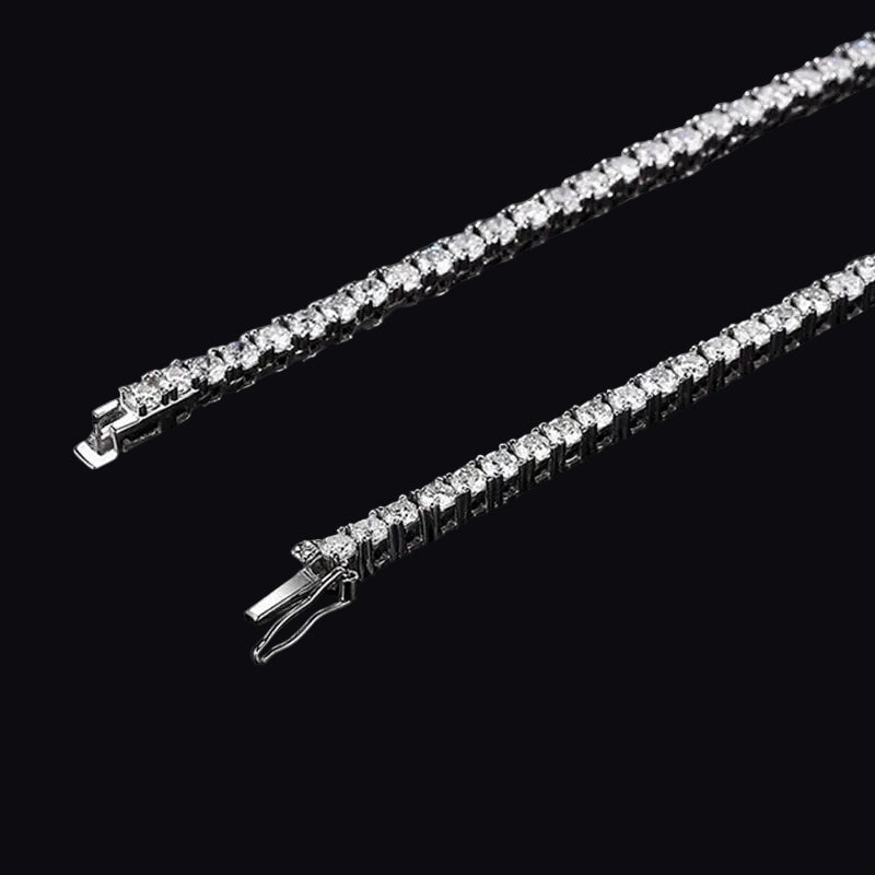 Bisola Moissanite Tennis Necklace