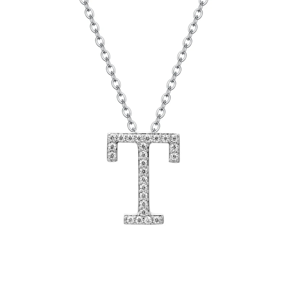 Letters Moissanite Necklace