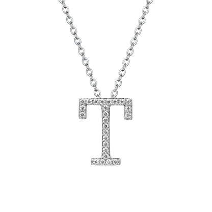 Letters Moissanite Necklace