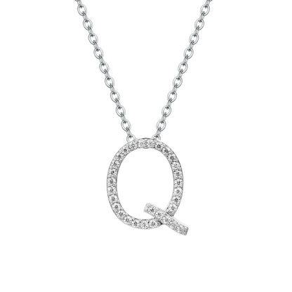 Letters Moissanite Necklace