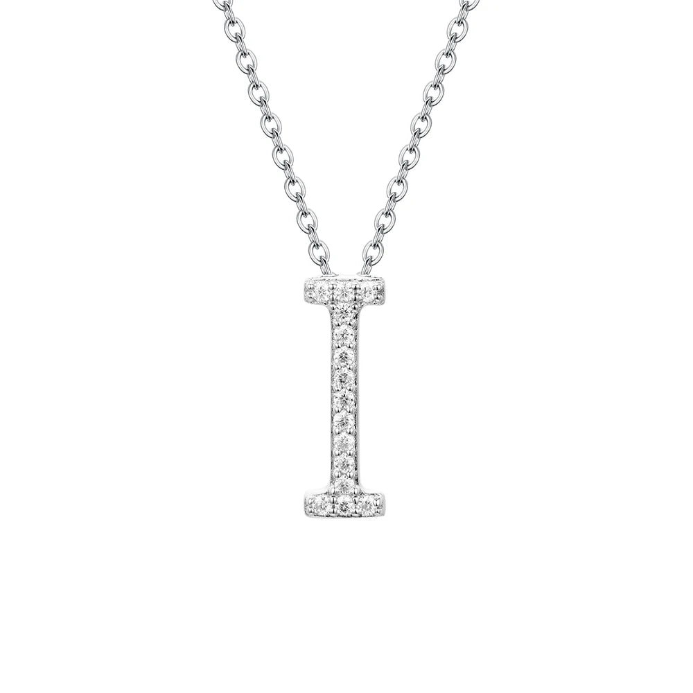 Letters Moissanite Necklace