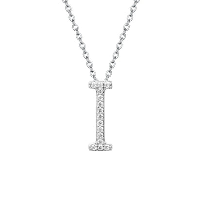 Letters Moissanite Necklace