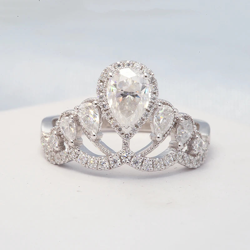 Bianca Crown Shape Lab-Grown Diamond Ring