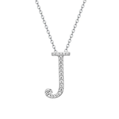 Letters Moissanite Necklace