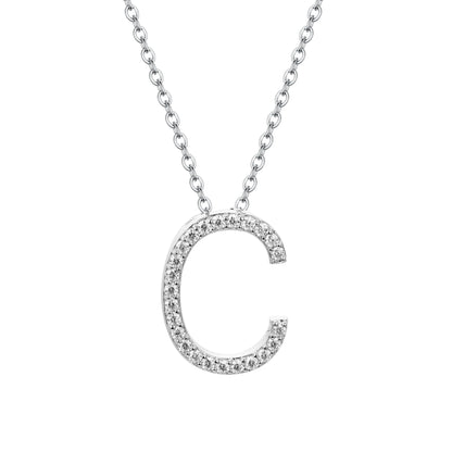 Letters Moissanite Necklace