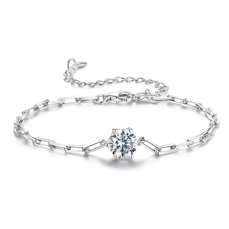 Raya Adjustable Moissanite Bracelet