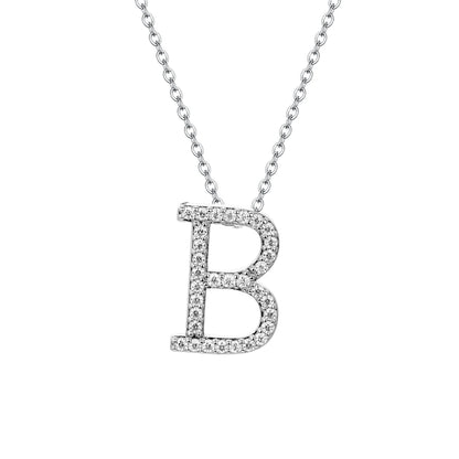 Letters Moissanite Necklace